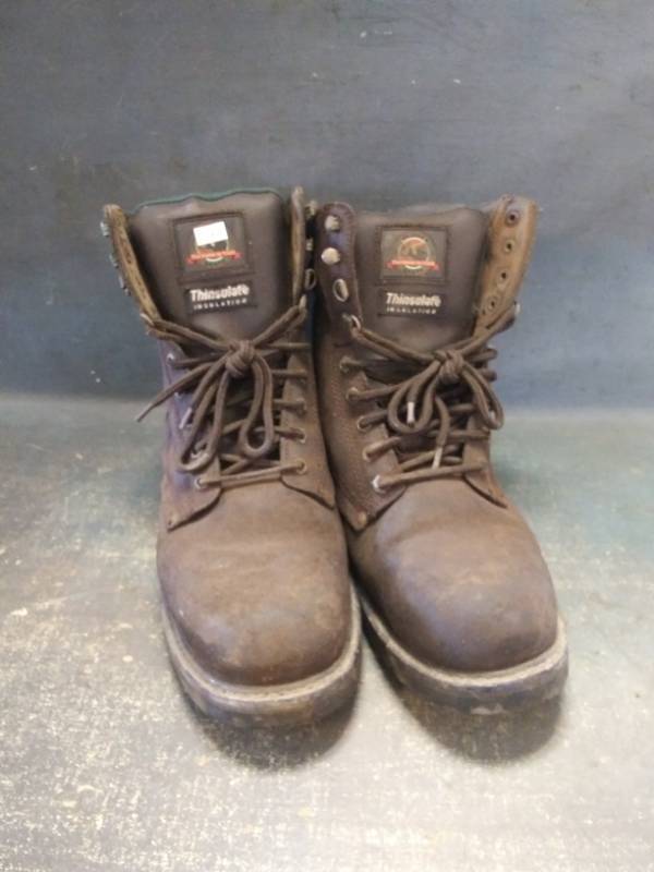 lot 59 image: Leather Steel Toe Boots
