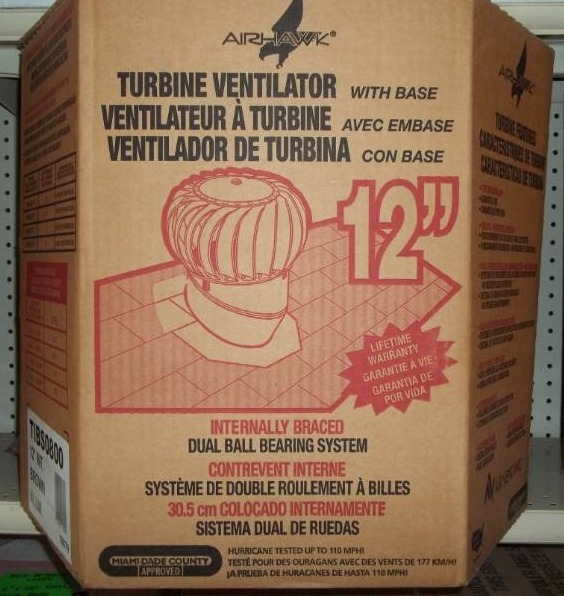 lot 201 image: Turbine Vent