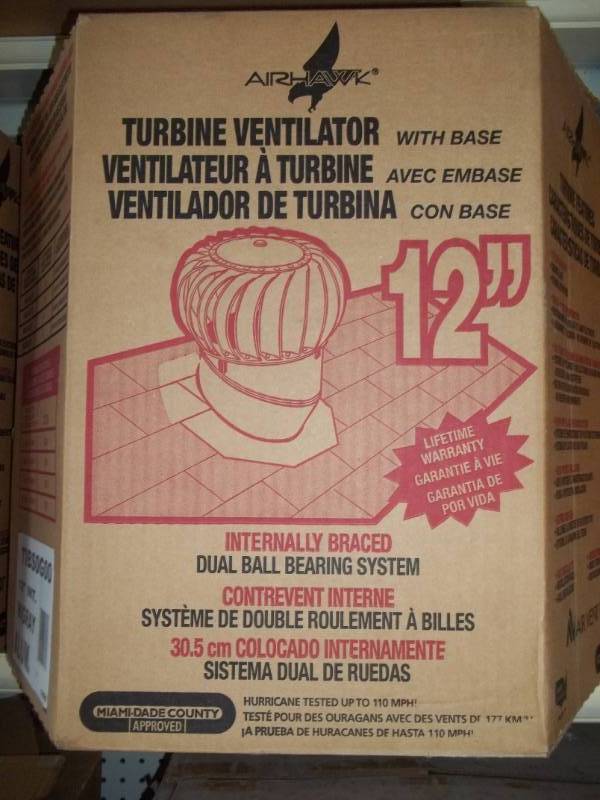 lot 212 image: Turbine Vent
