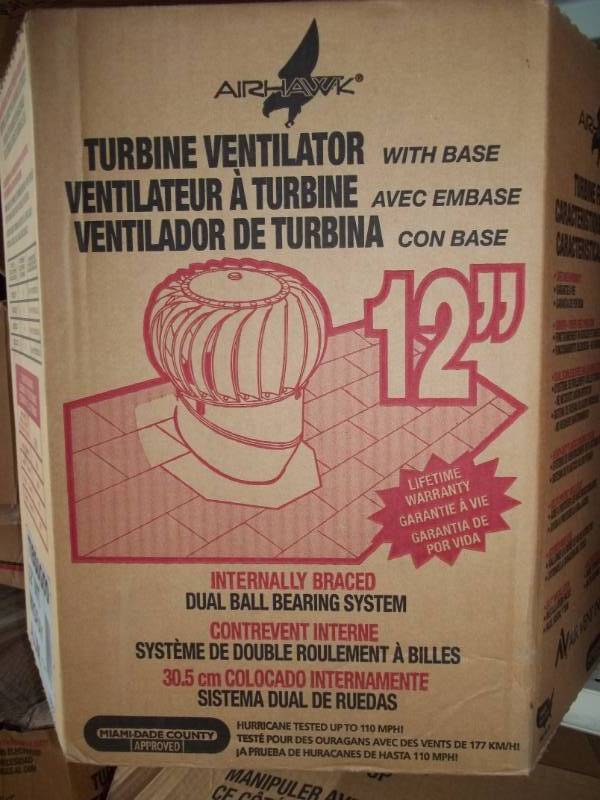 lot 213 image: Turbine Vent