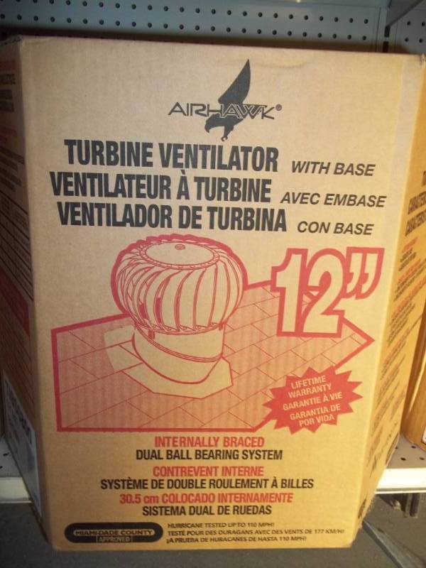 lot 225 image: Turbine Vent