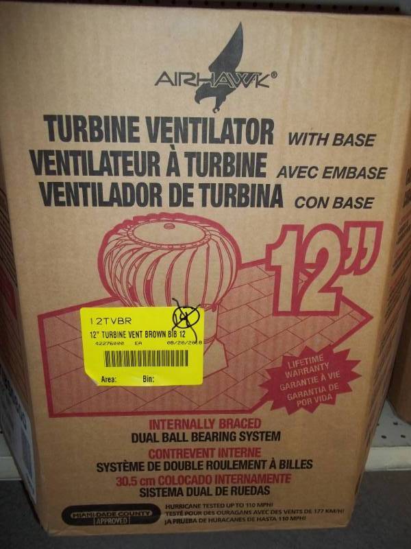 lot 226 image: Turbine Vent