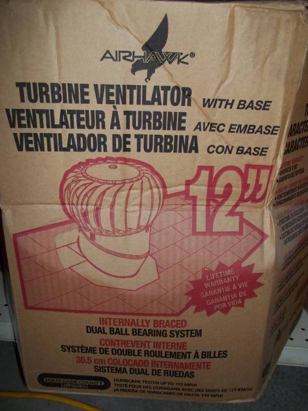 lot 228 image: Turbine Vent
