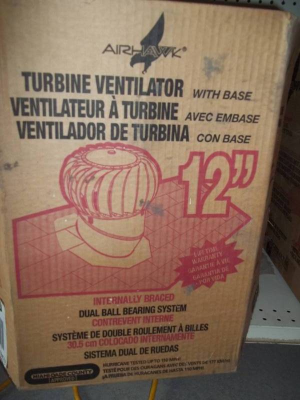 lot 230 image: Turbine Vent