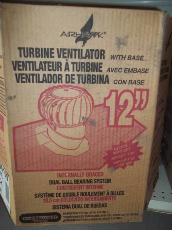 lot 234 image: Turbine Vent