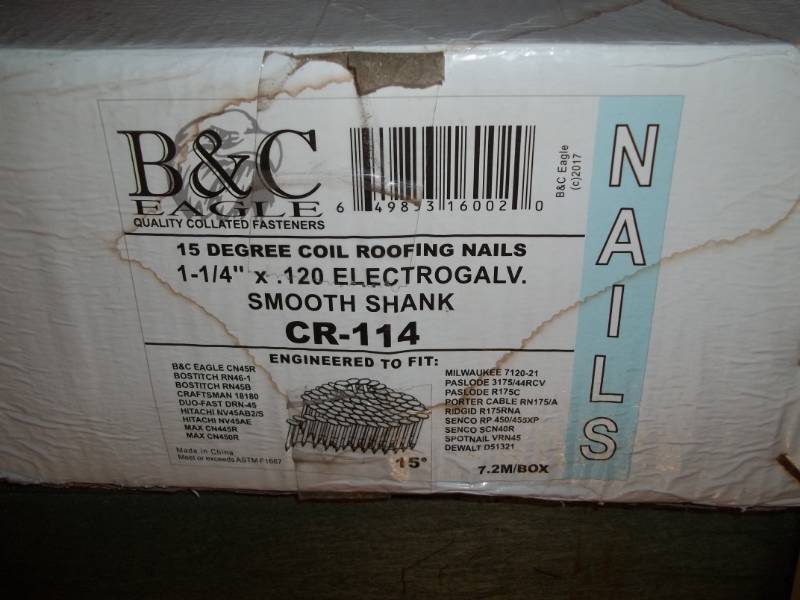 lot 242 image: Roofing Nail Coils