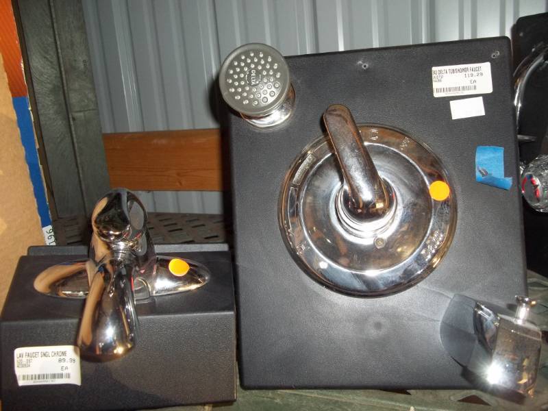 lot 244 image: TubShower Faucet and Sink Faucet