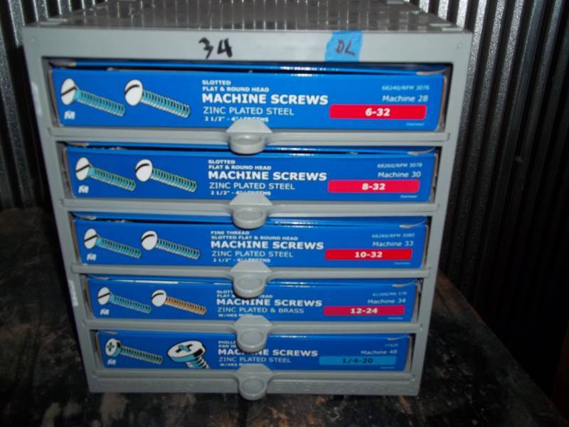 lot 263 image: Hardware Bin with Assorted Hardware