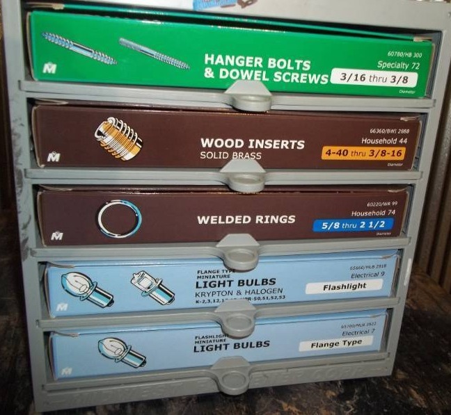 lot 270 image: Hardware Bin with Assorted Hardware