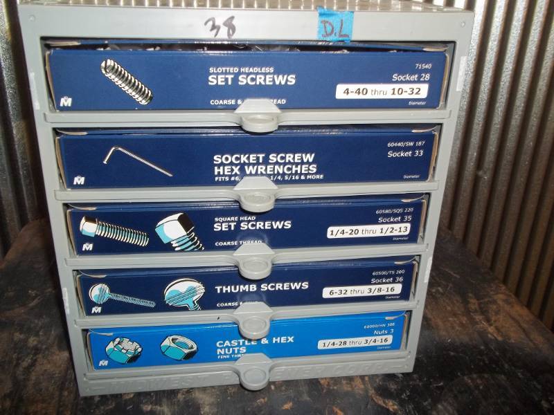 lot 274 image: Hardware Bin with Assorted Hardware