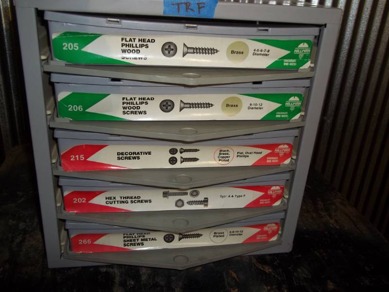 lot 275 image: Hardware Bin with Assorted Hardware