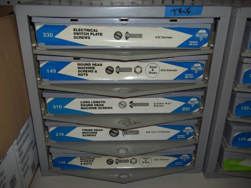 lot 292 image: Hardware Bin with Assorted Hardware