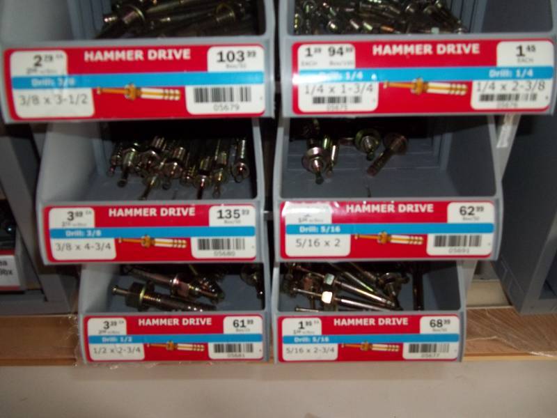 lot 321 image: Hardware Bin with Assorted Hardware