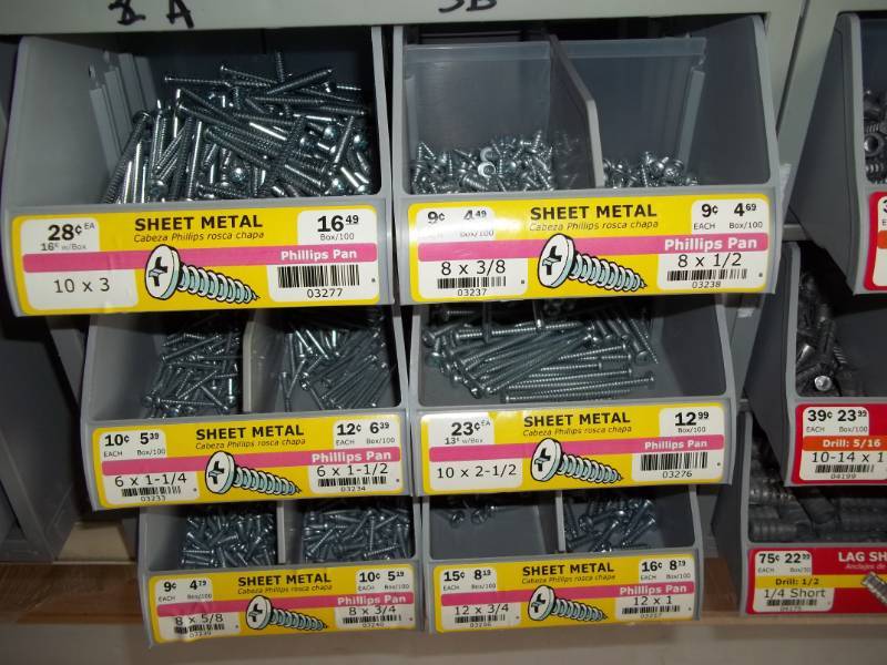lot 322 image: Hardware Bin with Assorted Hardware