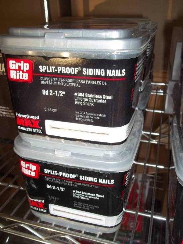 lot 414 image: Split Proof Siding Nails