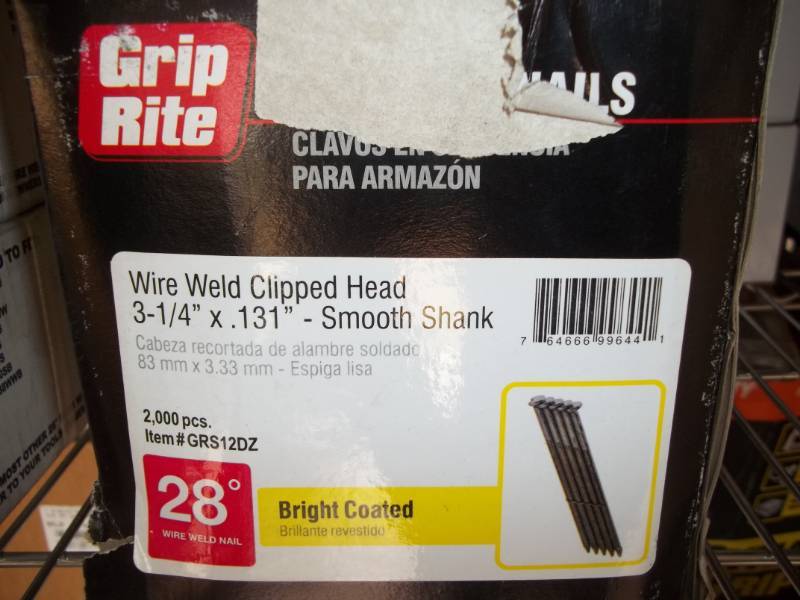 lot 417 image: Nail Gun Nails