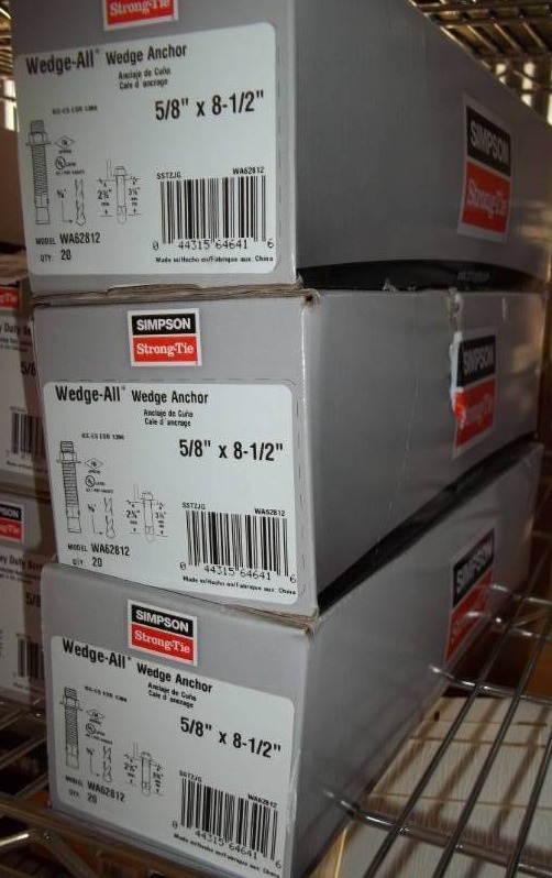 lot 432 image: Wedge Anchors