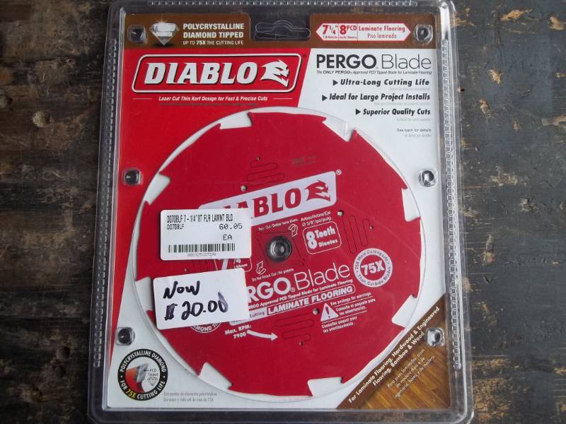lot 438 image: Pergo Saw Blade