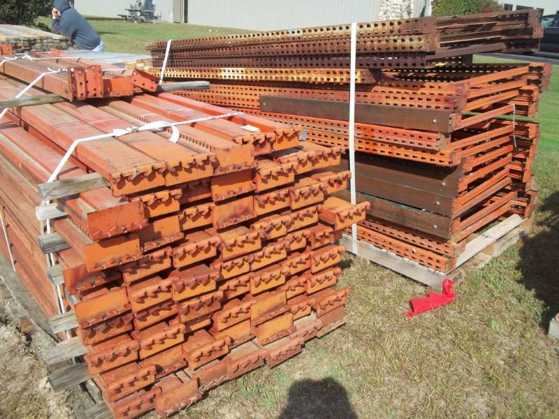 lot 2 image: Steel Shelf System