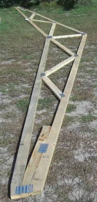 lot 6 image: Vaulted Ceiling Truss