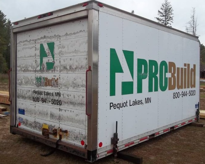 lot 46 image: Enclosed Truck Box