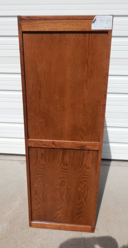 lot 13 image: Oak Filing Cabinet