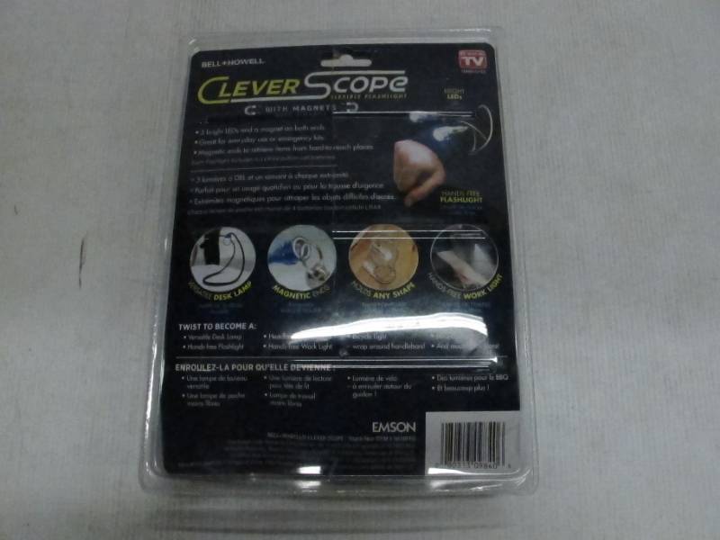 lot 3 image: Bell  Howell Clever Scope Flexible Flashlight