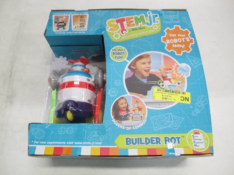 lot 11A image: Little Tikes Stem Jr. Builder Bot with 4
