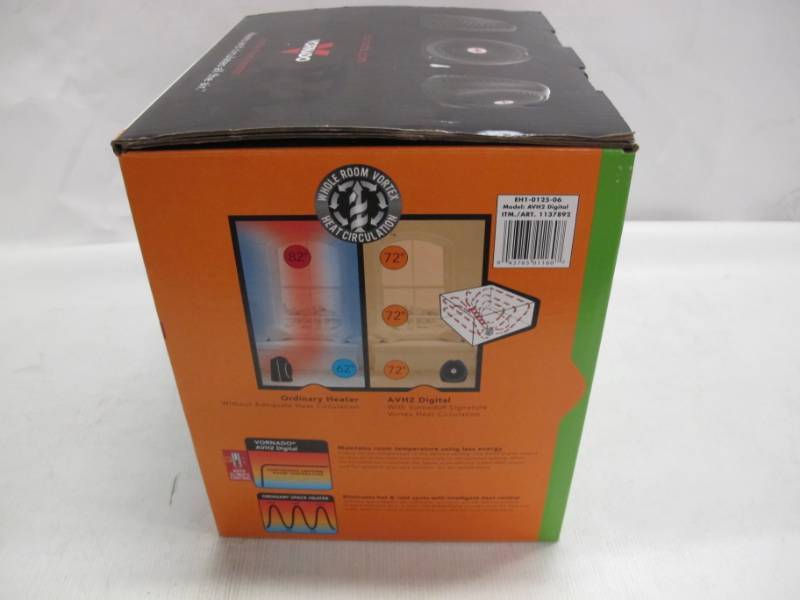 lot 12B image: Vornado AVH2 Plus Whole Room Vortex Electric Portable Space Heater