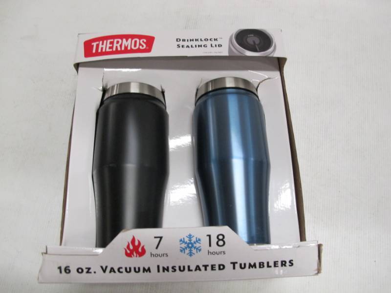 lot 30A image: NEW 1 Thermos Stainless Steel 16oz Mug 2pk