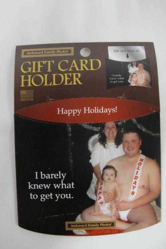 lot 110 image: 10 Pack of 30 Watt Prank Gift Card Holders - NEW