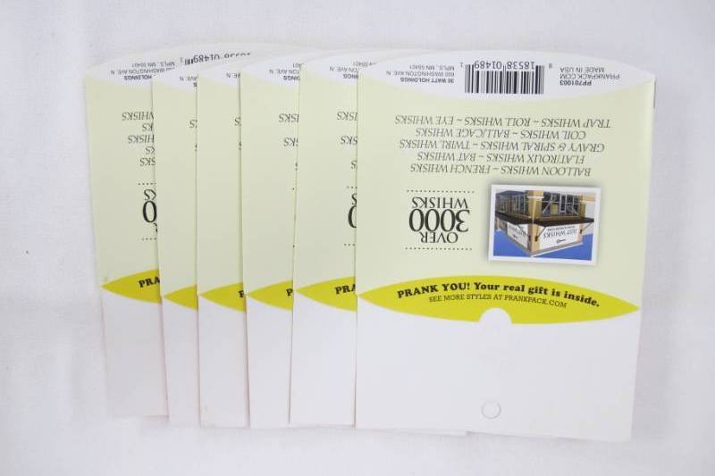 lot 119 image: 6 Pack of Prank Gift Card Holders - Just Whisks
