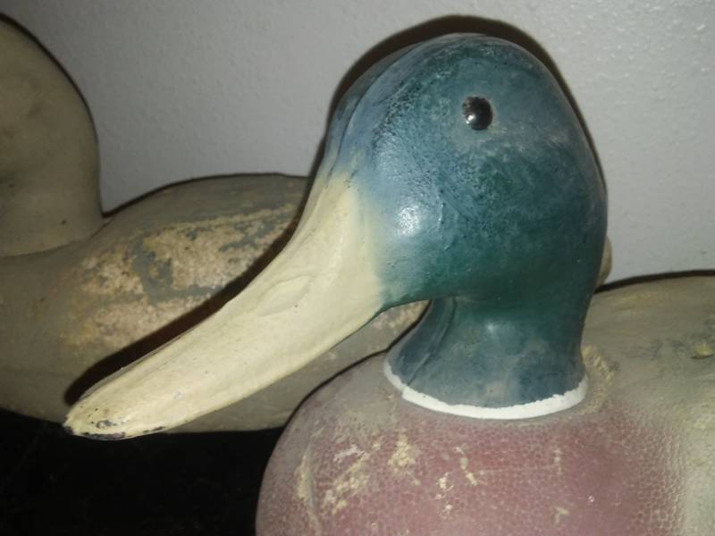 lot 266 image: 2 foam duck decoys and more - vintage.