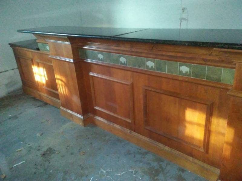 lot 199 image: Bison Dry Bar. From a local Fargo ND hotel remodel.