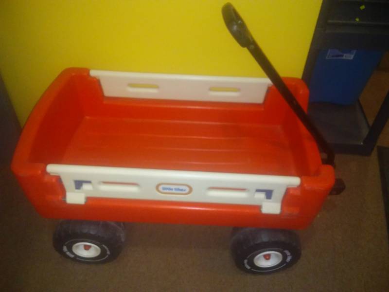 lot 349 image: Vintage Little Tikes full-size wagon.