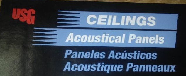 lot 30 image: 9 ceiling tile panels 24 x 48 (2 x 4) by USG