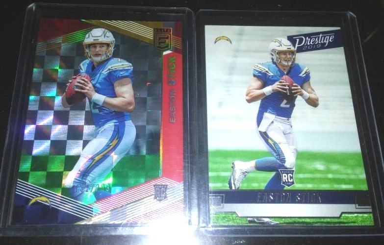 lot 22 image: 2 Easton stick rookie cards