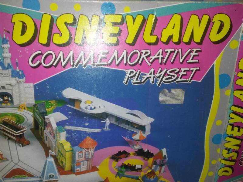 lot 42 image: New Disneyland commemorative playset - never opened