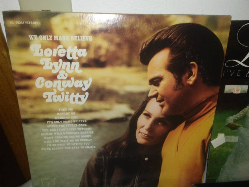 lot 82 image: 34 country LP vinyl 12-inch record albums.
