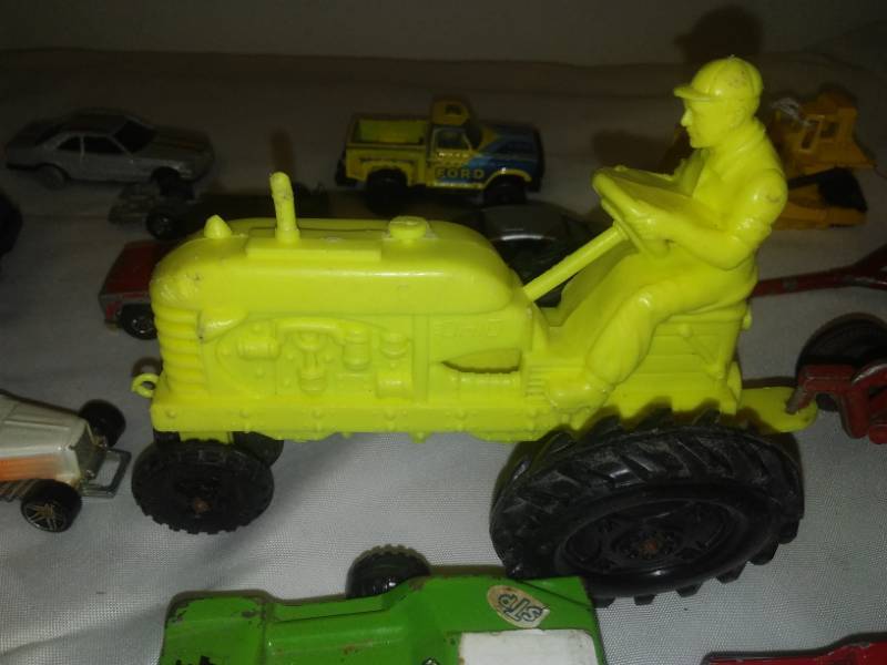 lot 97 image: Misc. toy vehicles, Ohio Art, Marx hot wheels and more.