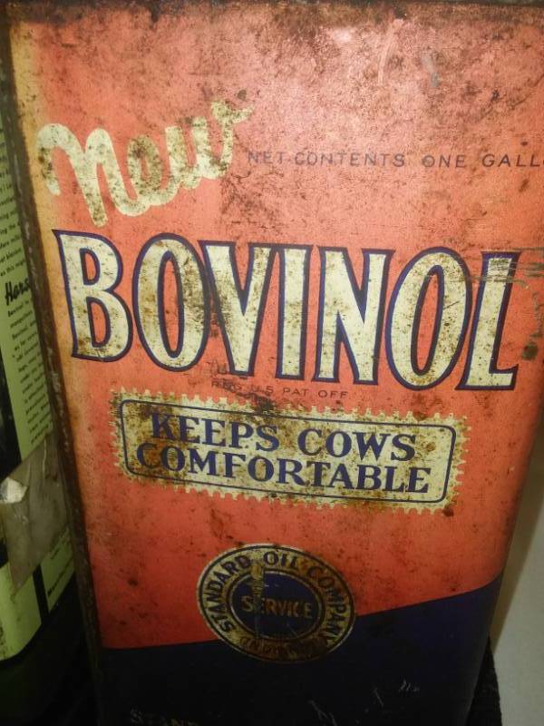 lot 171 image: Bovinol 2 partial cans Vintage