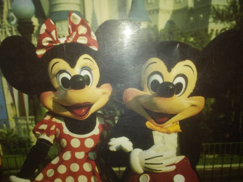 lot 220 image: Vintage Disney Placemats & dishes