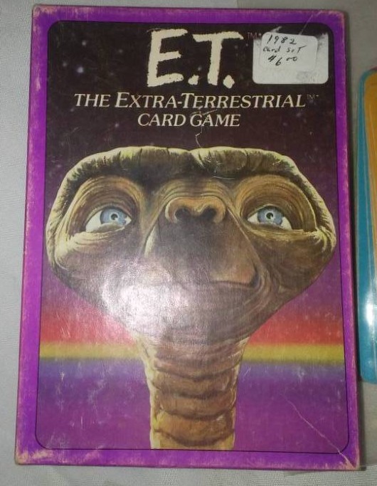lot 206 image: ET Card Game 2 sets  figures.