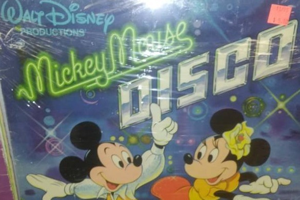 lot 240 image: (4) 12  Record albums vinyl - ELVIS, Snow White, Mickey Mouse - Disco, The Fox and the Hound