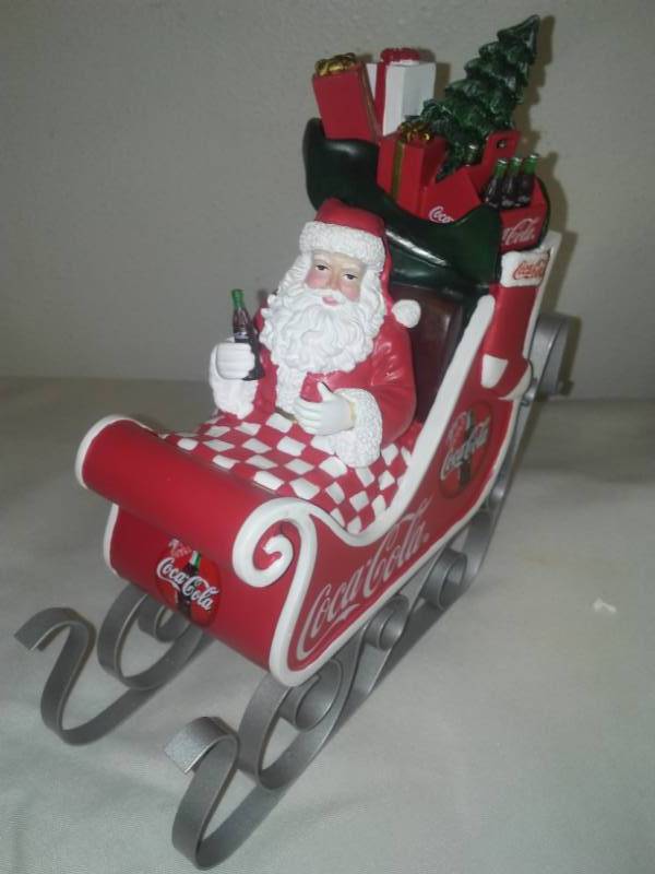 lot 251 image: Coca Coke Christmas Santa Sleigh Coke 2002