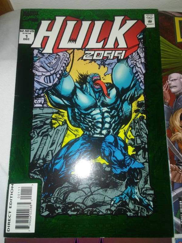 lot 282 image: 6 Marvel Comic Books Dr Doom #1 Hulk 2099 #1.