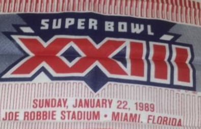 lot 289 image: Prototype Super Bowl Super Hanky, 1 of a kind. RARE FIND