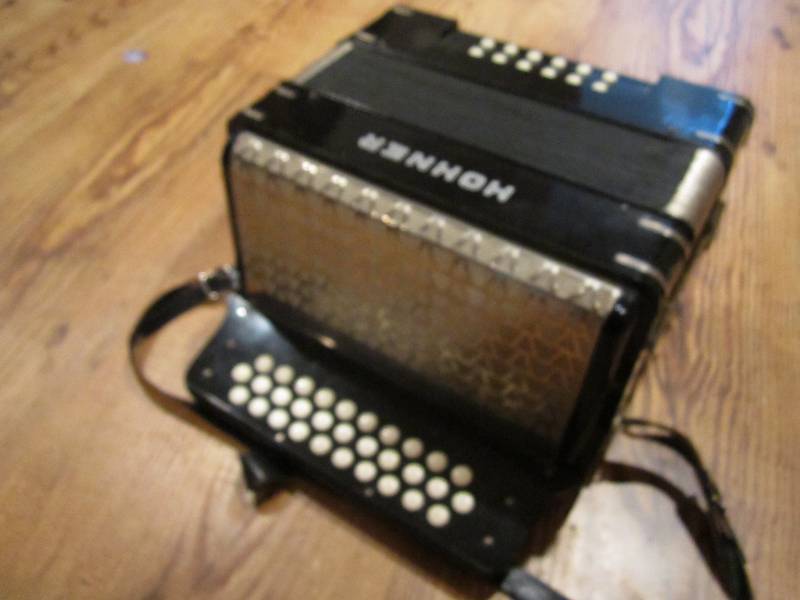 lot 3 image: Hohner accordian...