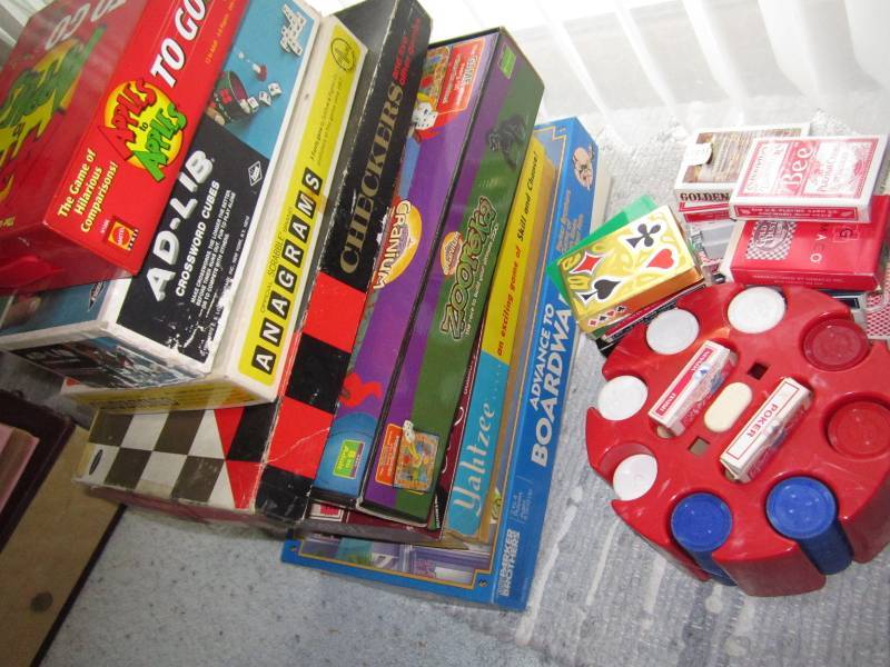 lot 9 image: Games - Advance to Boardwalk, Scrab...