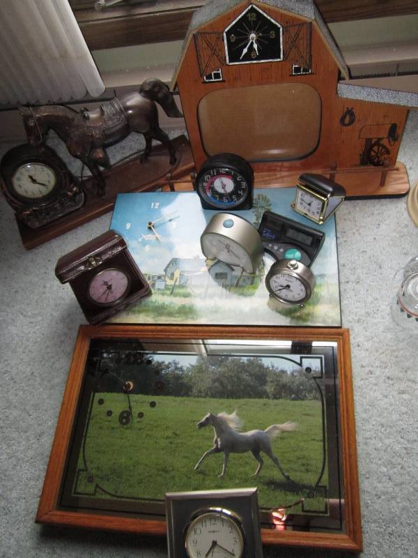 lot 27 image: Clocks...